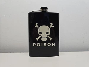 Halloween Gift Flachmann Jolly Roger Target schwarz weiß - Bild 1 von 5