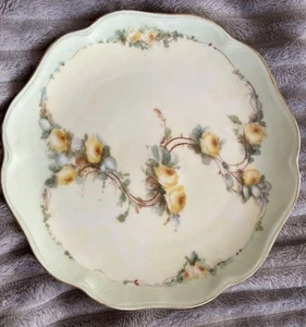 Antico piatto da collezione floreale firmato Rosenthal Bavari 6,5" - Foto 1 di 3