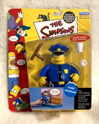 Los Simpson Mundo de Springfield Serie 2 2000 Chief Wiggum **NUEVO** Foto 1 de 4