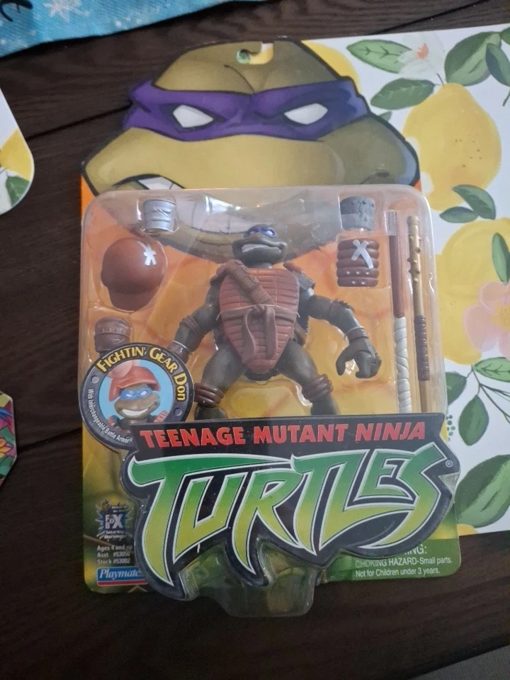 TMNT Teenage Mutant Ninja Turtles FIGHTIN GEAR DON 2003 MOC - Image 1 of 1