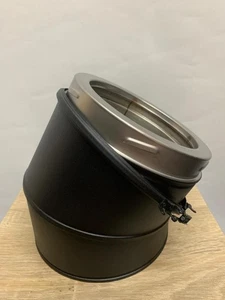 Codo Stovax Professional XQ 6′′ 30 grados en negro Nova (Stovax) de alta calidad - Imagen 1 de 8