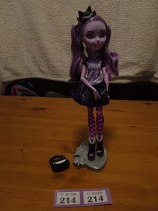 Ever After High Kitty Cheshire Doll & Stand - Daughter Of The Cheshire Cat - Picture 1 of 11