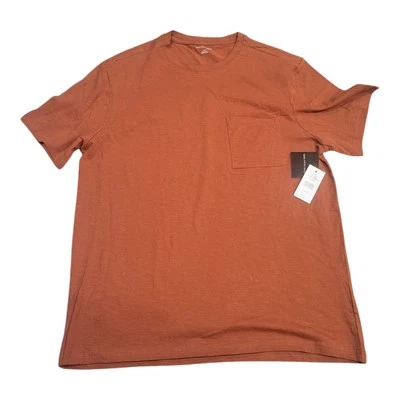 Camiseta para hombre Saks 5th Avenue talla grande en naranja quemado Picante Foto 1 de 4