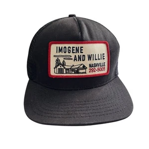 Gorra de camionero de malla con cierre a presión Imogene and Willie Nashville TN Tennessee hecha en EE. UU. - Imagen 1 de 6