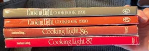 Cooking Light Annual Recipes Hardcover lot of 4 : ‘86, ‘87, ‘90, ‘91 - Picture 1 of 6