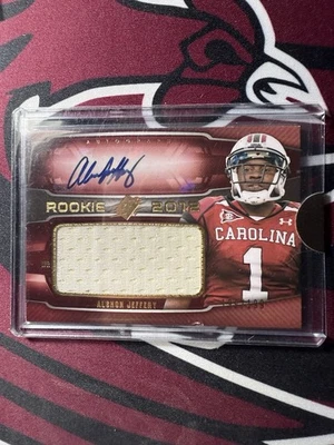 2012 SPx ALSHON JEFFERY ROOKIE JERSEY PATCH AUTO SP 199/199 UPPER DECK - Image 1 of 3