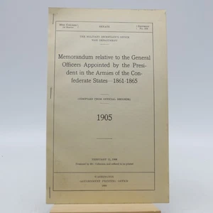 Memorandum relative to the General Officers Appointed by the President in the .. - Picture 1 of 1