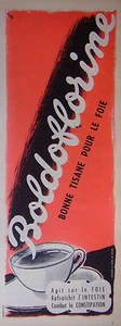 PUBLICITÉ PRESSE 1954 BOLDOFLORINE TISANE AGIT SUR LE FOIE COMBAT CONSTIPATION - Picture 1 of 1