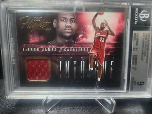 2013-14 Panini Intrigue First Flight Unis LEBRON JAMES /99 #17 BGS 9 Mint - Picture 1 of 2