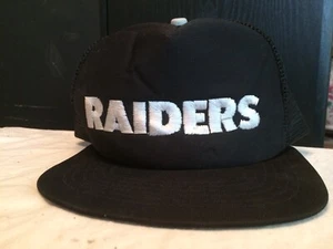 Vintage New Era Pro Design Dupont Visor Raiders Snapback Hat In Nice Condition - Picture 1 of 12