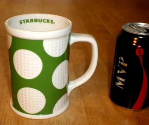 [STARBUCKS COFFEE] 3-D GOLF BALLS IMAGES, [JUMBO], Ceramic Coffee Cup, Vintage - Picture 1 of 10