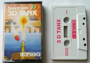 Juego Sinclair ZX Spectrum 48K - 3D TANX - DK'tronics - Probado y en funcionamiento - Clásico - Imagen 1 de 1