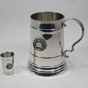 Southern Illinois University Zinn Stein Getränk/Getränke Becher und Schnapsglas - Bild 1 von 9