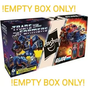 (BOX ONLY) - TRANSFORMERS G.I. JOE CROSSOVER SOUNDWAVE DREADNOK THUNDER MACHINE - Picture 1 of 7