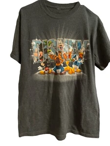 DISNEY NO SIZE BLACK SHIRT WITH THE DISNEY GANG - Picture 1 of 3
