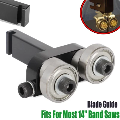 Nueva guía de hoja de rodamiento de bolas para sierra de cinta - para la mayoría de las sierras de 14", superior/inferior, hoja de 5/8" Foto 1 de 4