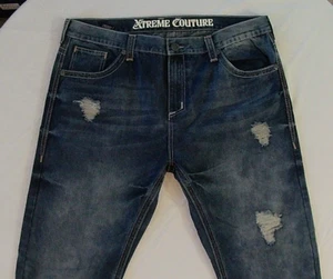 XTREME COUTURE Jeans Herren Größe 40/32 Denim Blue - Neu ohne Etikett - Bild 1 von 10