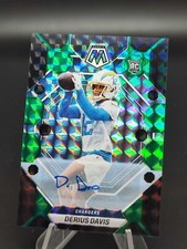 2023 Panini Mosaic Football RC Derius Davis /25 Green And Black Prizm[LB41]