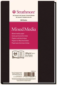Strathmore Paper (566-5 500 Series Hardbound Mixed Media Art Journal, 5.5"x8.5", - Picture 1 of 4