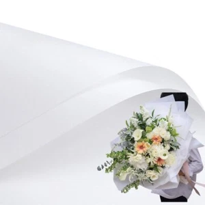 20 Counts Waterproof White Fresh Flowers Wrapping Paper BulkFlorist Bouquet P... - Picture 1 of 9