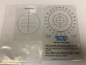 Accurate Rotated Die Measurement-Leroy Van Allen Rota Flip (TM) Guide w/Booklet - Picture 1 of 3