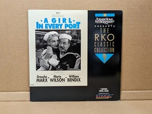 A Girl In Every Port (1952) Laserdisc Groucho Marx RKO Classic 1990 Release - Picture 1 of 2