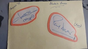 Blake's 7 Avon and Dayna Autographs - Picture 1 of 1