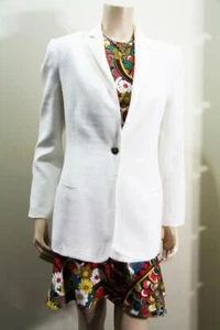 AUTH New T By Alexander wang White Blazer Jacket US 4 $395 - Picture 1 of 7