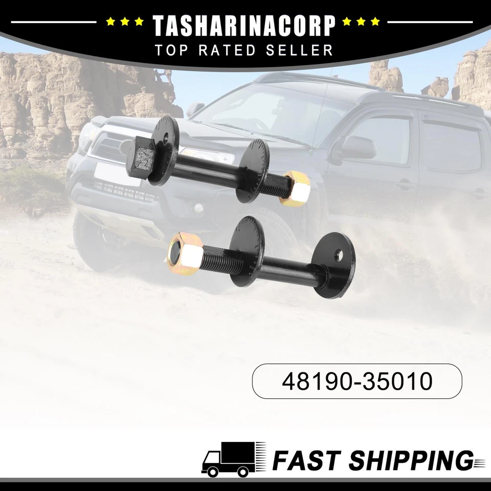 4819035020 M16x1.5 Lower Control Arm Camber Bolt 2/lot Fit for Toyota T100 93-98 - Image 1 of 4