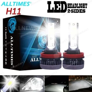 H11 H8 H9 Cool 6000K White LED Headlight Bulbs High Low Beam Fog Light Bulbs DRL - Bild 1 von 12