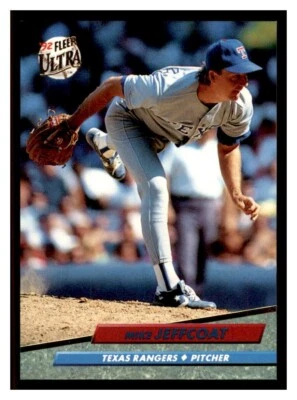 1992 Fleer Ultra #134 MIKE JEFFCOAT Texas Rangers - Image 1 of 2
