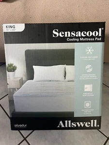 ALMOHADILLA COLCHÓN ALLSWELL SENSACOOL CONFORT REFRIGERACIÓN KING SIZE 78 X 80 Nueva - Imagen 1 de 1