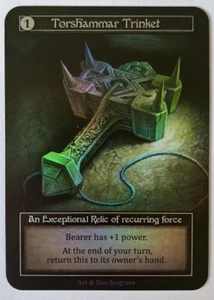 Sorcery Contested Realm Beta Torshammar Trinket FOIL Pack Fresh/Unplayed - Picture 1 of 2