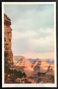 Postal The High Wall at Grand Canyon National Park vista Arizona c1930 B144 - Imagen 1 de 2