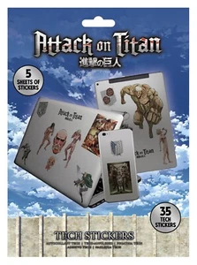 Attack On Titan Lizenzierte Tech - Gadget Aufkleber - Bild 1 von 1