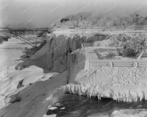 Rainbow Bridge EE. UU. Frozen Falls View reimpresión de foto antigua 8x10 - Imagen 1 de 1