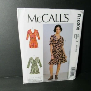Vestido Retro McCalls Patrón Costura R10308 Laura Ashley Boho Talla Z (LRG-XLG) - Imagen 1 de 4