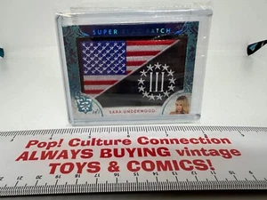 2019 Benchwarmer Hot 4 Teacher Sara Underwood Super Flag Patch Card 1 of 1 - Picture 1 of 3