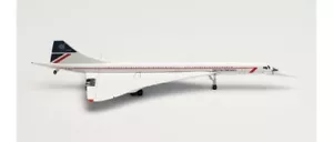 Airplane Herpa Wings 1/500 British Airways Concorde - nose down position 535625 - Picture 1 of 1