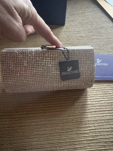 Swarovski Kristall Clutch Abendtasche Handtasche mit Kettenhenkel Neu - Bild 1 von 4