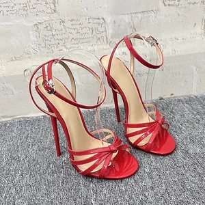 Women Sandals High Heels 16CM Super Stiletto Pole Platform Party Nightclub Shoes - Picture 1 of 8