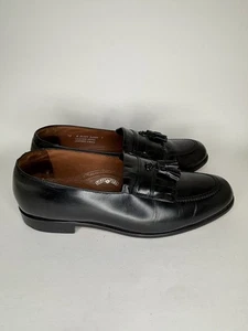 Bostonian Classics Men's Black Tassel Loafers Slip On Dress Shoes Size 12M - Foto 1 di 15