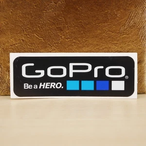 Adesivo/decalcomania Go Pro Be A Hero fotocamera esterna escursione circa 3,25" autentico - Foto 1 di 7