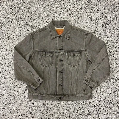 Chaqueta de Camionero Levi's Muestra Denim Stock Talla Mediana Gris Foto 1 de 4