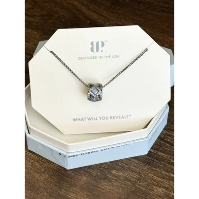 Bomb Party RBP6966 Gems of Love Laboratorio Creado Ópalo Blanco Hematita Chapado Foto 1 de 4