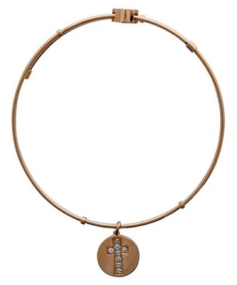 Brazalete Harley-Davidson para mujer tono dorado Bling Cross, 7,5 pulgadas HSB0090-7,5 Foto 1 de 2