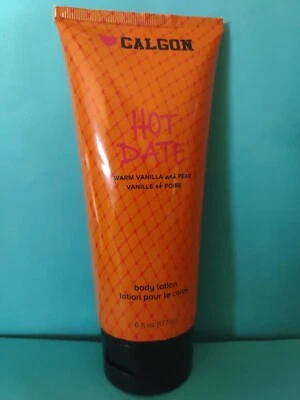 Loción corporal Calgon HOT DATE cálida de vainilla y pera 6 fl oz ~ NUEVA descontinuada  Foto 1 de 2