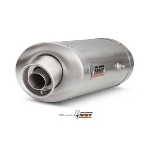 MIVV Ovalado Acero Inoxidable Slip-On para Kawasaki ZX-6 R 600 ccm Año 07-08 - Imagen 1 de 2