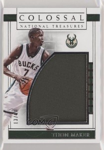 2016 Panini National Treasures Colossal Materials /60 Thon Maker #32 Rookie RC