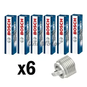 6 Pcs OEM Bosch Platinum Spark Plugs 12120037663 For BMW 328i 528i X3 X5 Z4 N52 - Picture 1 of 2